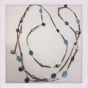 Silpada Jewelry - Silpada Brass, Silver, & Labrodite Necklace Silpada Jewelry - Silpada Brass, Silver, & Labrodite Necklace